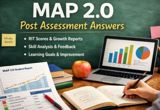 MAP 2.0 Post Assessment Answers