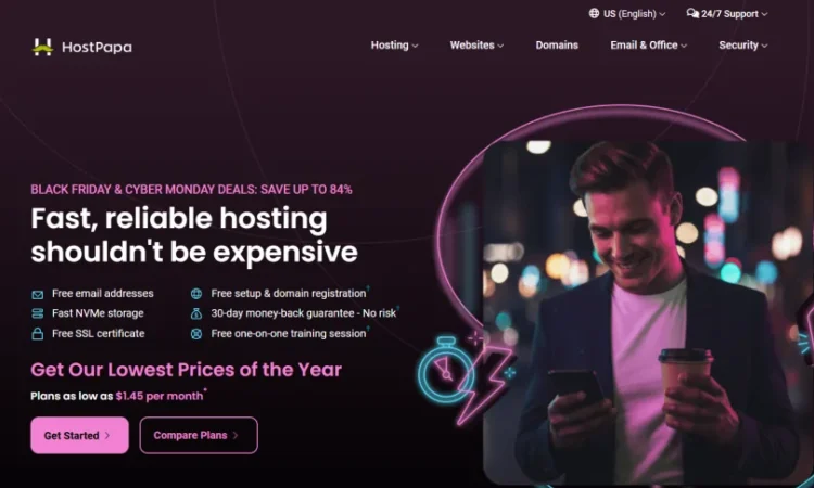 hostpapa black friday 2024