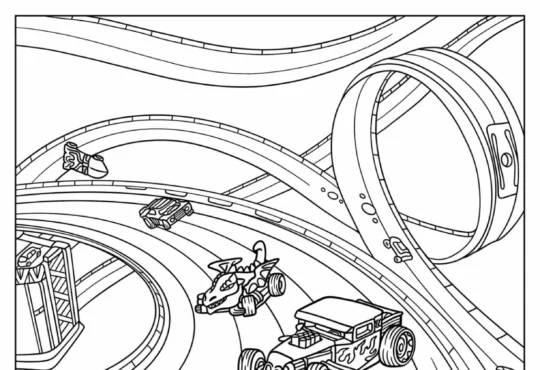 hot wheels coloring pictures