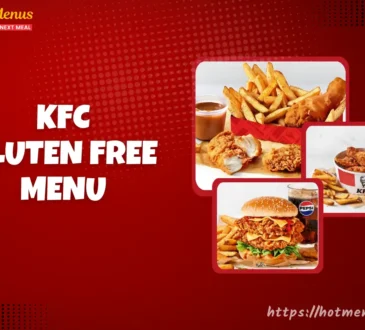 kfc allergen menu